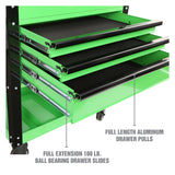 OEMTOOLS 24731 3 Drawer Slide Top Tool Cart - Green Additional Image 5