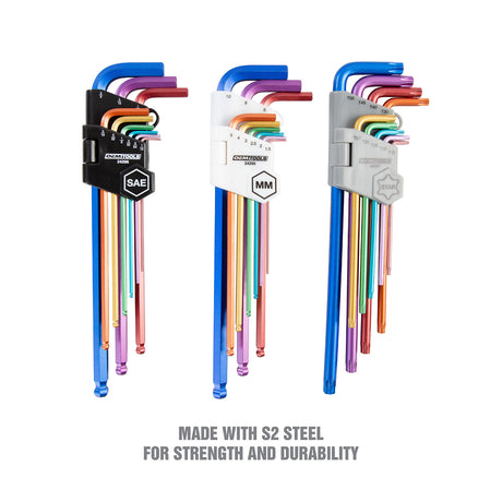 OEMTOOLS 24299 27 Piece Star and Hex Key Set (Metric and SAE) Additional Image 5