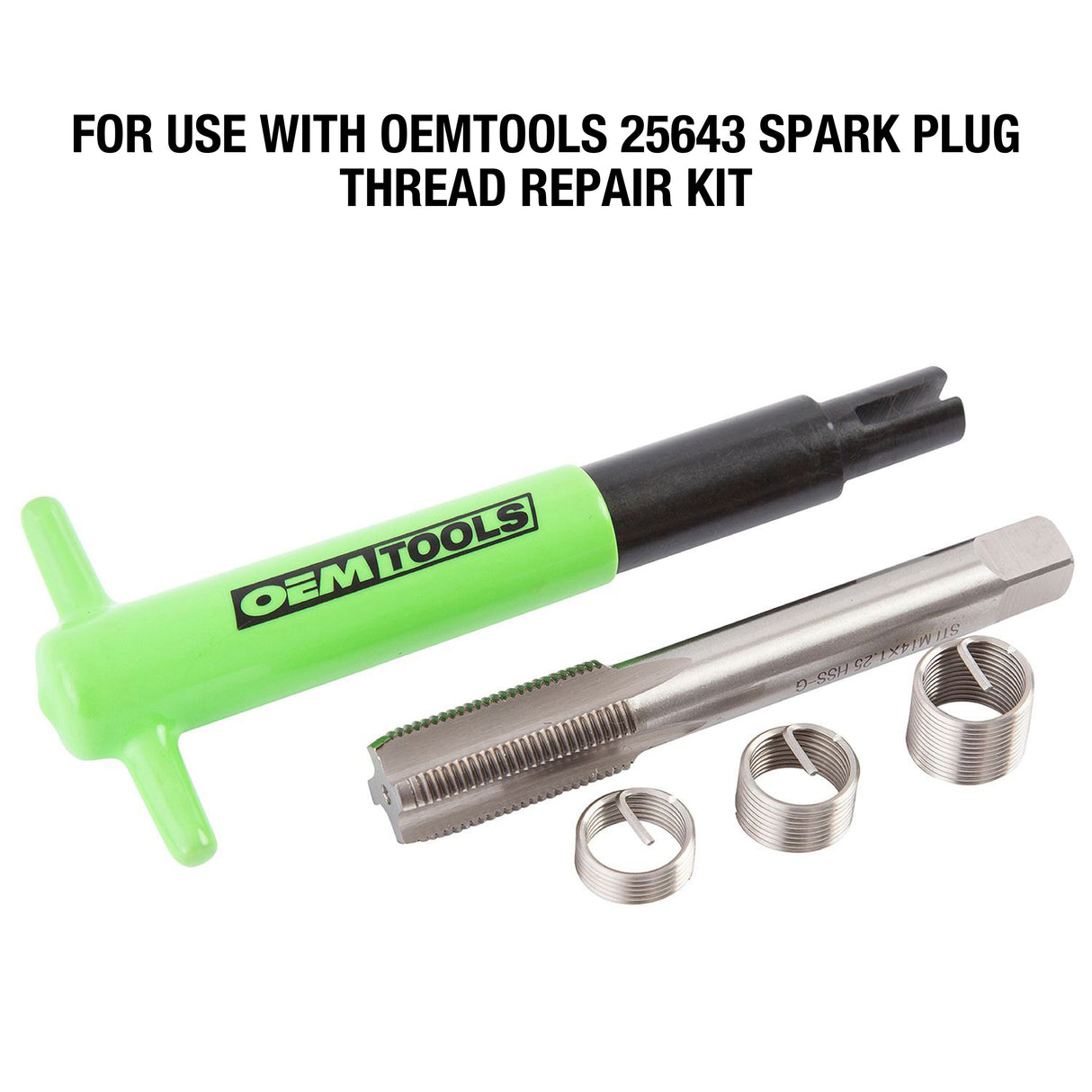 OEMTOOLS 25644 Thread Repair Insert - Metric M14 - 1.25 (10 Piece) Additional Image 4