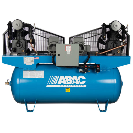 ABAC ABC5-23120HD 5 HP Duplex 2x5 230V 3Ph Air Compressor Main Image