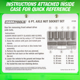 OEMTOOLS 37320 6 Pt. Axle Nut Socket Set Additional Image 7