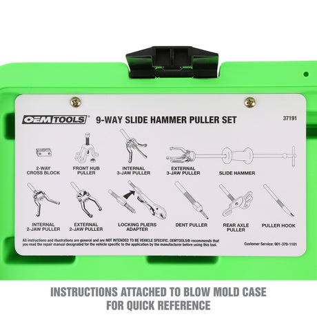 OEMTOOLS 37191 9 Way Slide Hammer Puller Additional Image 4