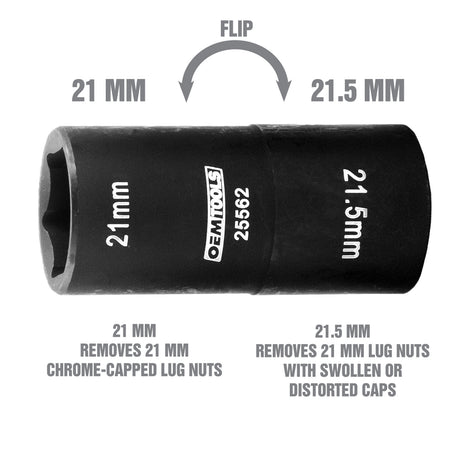 OEMTOOLS 25562 21 x 21.5 Flip Socket Additional Image 1