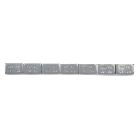 OEMTOOLS 23214 1.00 oz. Low Profile Steel Adhesive Wheel Weights, 16 Strips of 7, 112 Pieces Per Box Additional Image 5