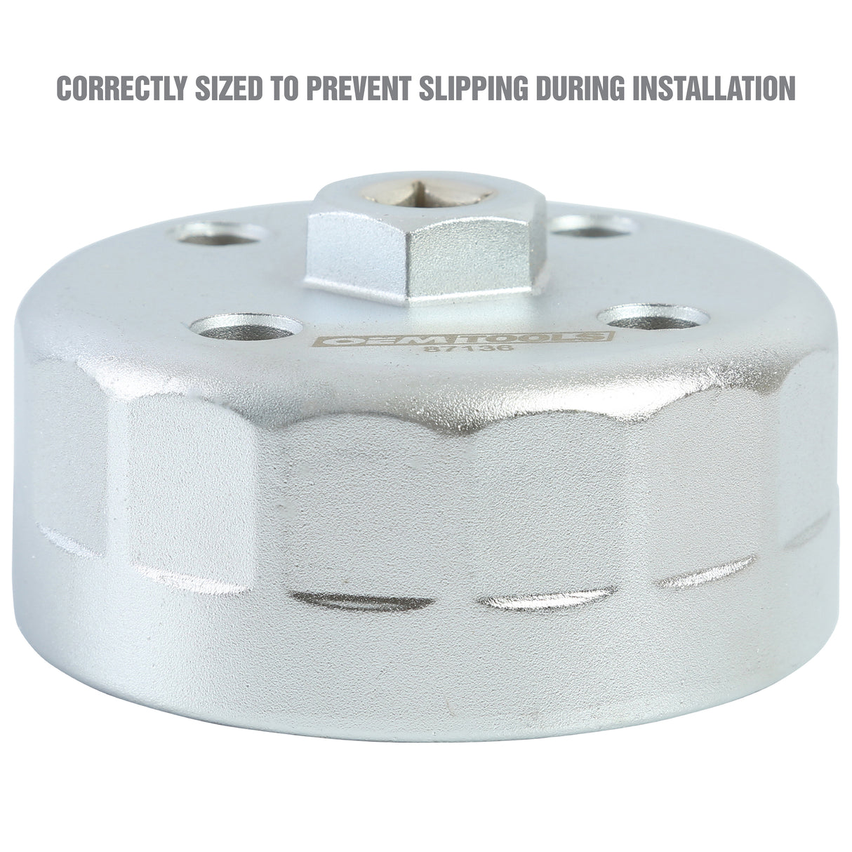 OEMTOOLS 87136 88.8 mm 15 Flute Oil Filter Cap Wrench Additional Image 4