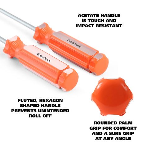 GreatNeck 73780 #0 and 1/8 Inch Pocket Screwdriver Set (2-Piece) Additional Image 1