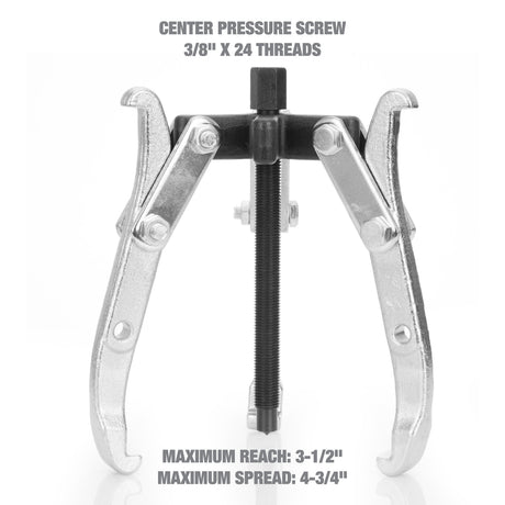 OEMTOOLS 27078 2/3-Jaw 5-Ton Long Arm Gear Puller Additional Image 2