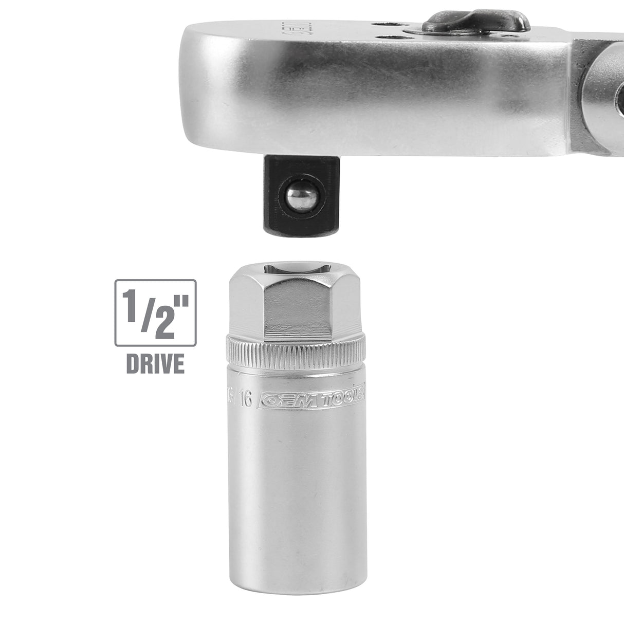 OEMTOOLS 22889 13/16 Inch 1/2in. Drive Magnetic Spark Plug Socket Additional Image 5
