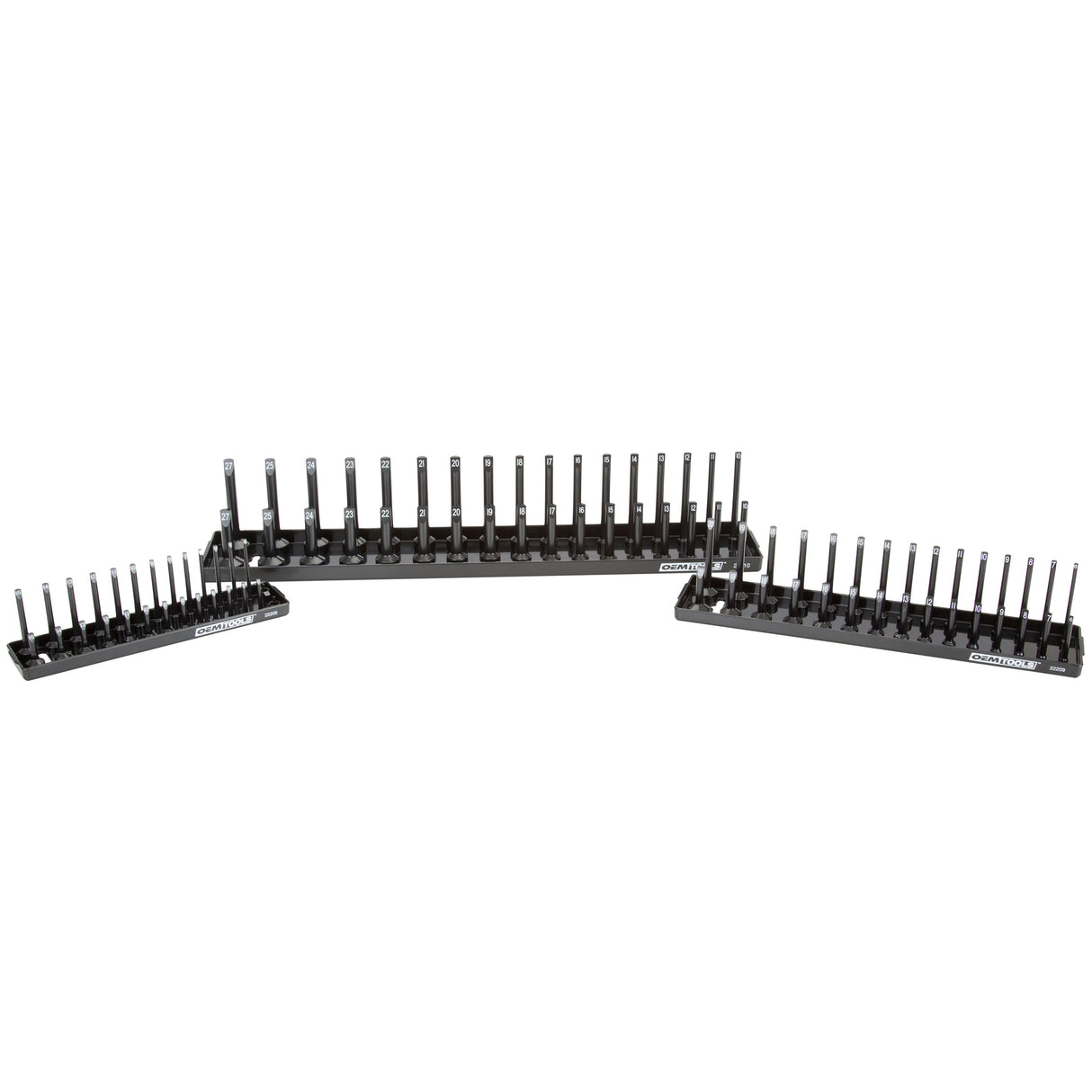 OEMTOOLS 22211 3 Piece Socket Tray Set - Metric Main Image