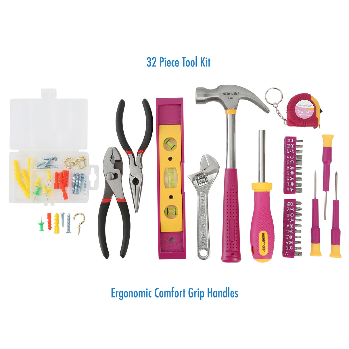 Essentials® 21043 32 Piece Around the House Tool Kit Additional Image 1