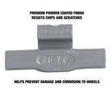 OEMTOOLS 23278 20 gm. EN Style Steel Wheel Weight - 1 Box of 25 Additional Image 3