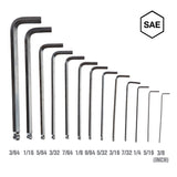 OEMTOOLS 24248 26 Piece SAE and Metric Hex Key Set Additional Image 2