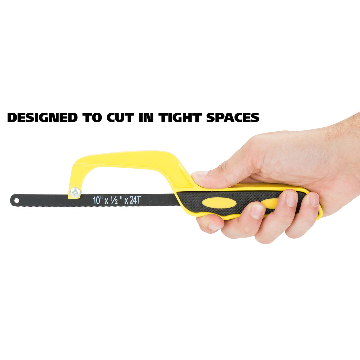GreatNeck HF25 Aluminum Close Quarter Hacksaw (10 Inch) Additional Image 4