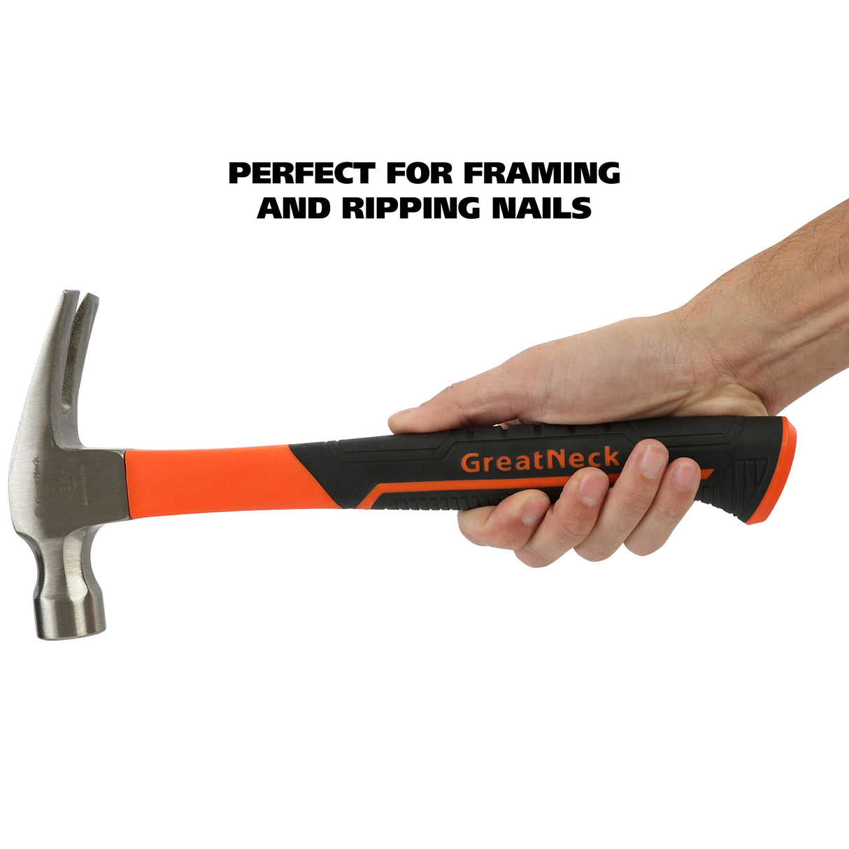 GreatNeck HG20S Fiberglass Straight Claw Hammer (20 Oz.) Additional Image 5