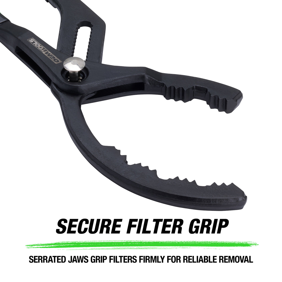 OEMTOOLS 87190 12in. & 14in. Quick-Adjust Oil Filter Pliers Additional Image 3