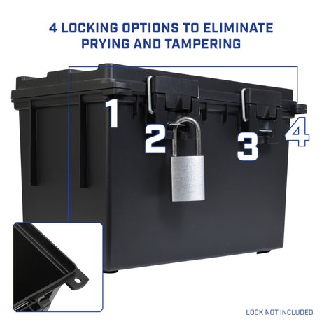 Sheffield 12763 4 Pk. XL Field Box - Black Additional Image 4