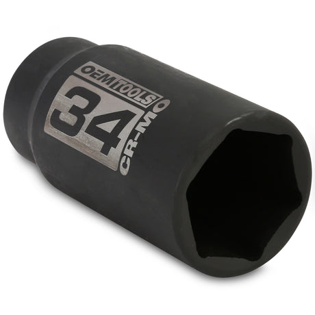 OEMTOOLS 25205 1/2 Inch Drive Axle Nut Socket (34 mm) Main Image