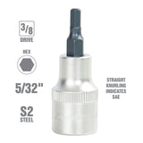 OEMTOOLS 22861 3/8 Inch Drive Hex Bit Socket (5/32 Inch) Additional Image 1