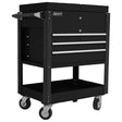 Homak 35in. 4 Drawer Slide Top Cart Main Image