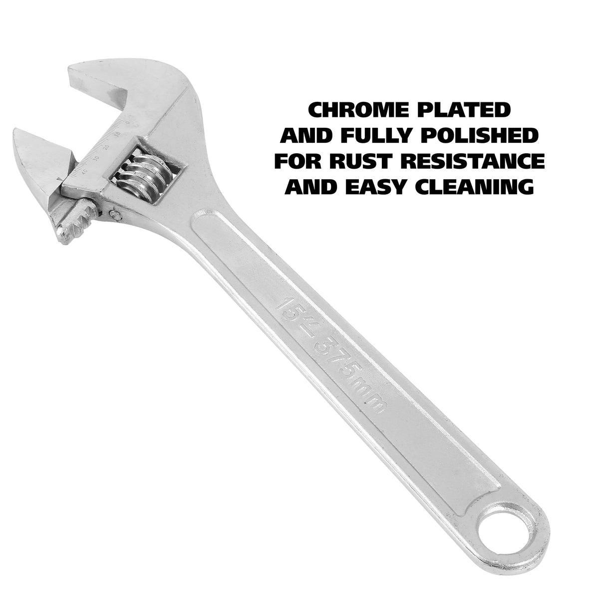 GreatNeck AW15B Adjustable Wrench (15 Inch) Additional Image 3