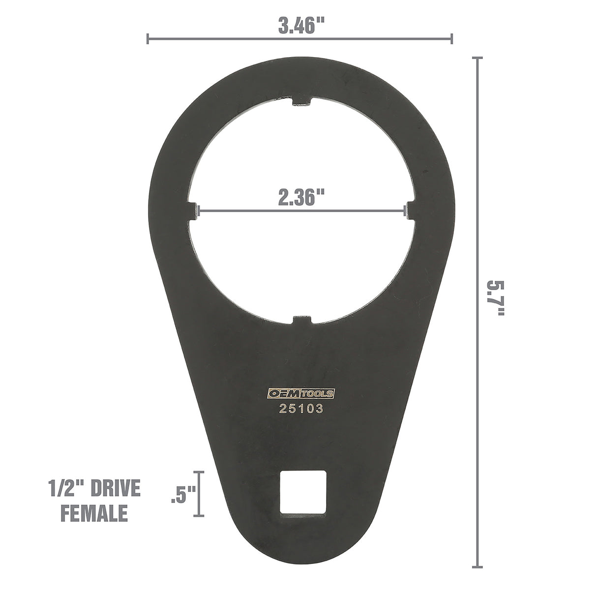 OEMTOOLS 25103 Dodge Main Shaft 5th Gear Nut Wrench Additional Image 1