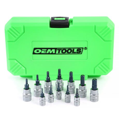 OEMTOOLS 23900 12 Piece SAE Magnetic Hex Bit Socket Set Main Image