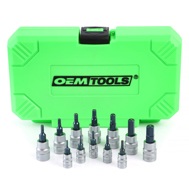 OEMTOOLS 23900 12 Piece SAE Magnetic Hex Bit Socket Set Main Image
