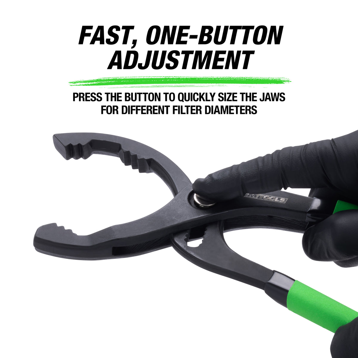 12in. Quick-Adjust Oil Filter Pliers Additional Image 1