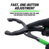 12in. Quick-Adjust Oil Filter Pliers Additional Image 1