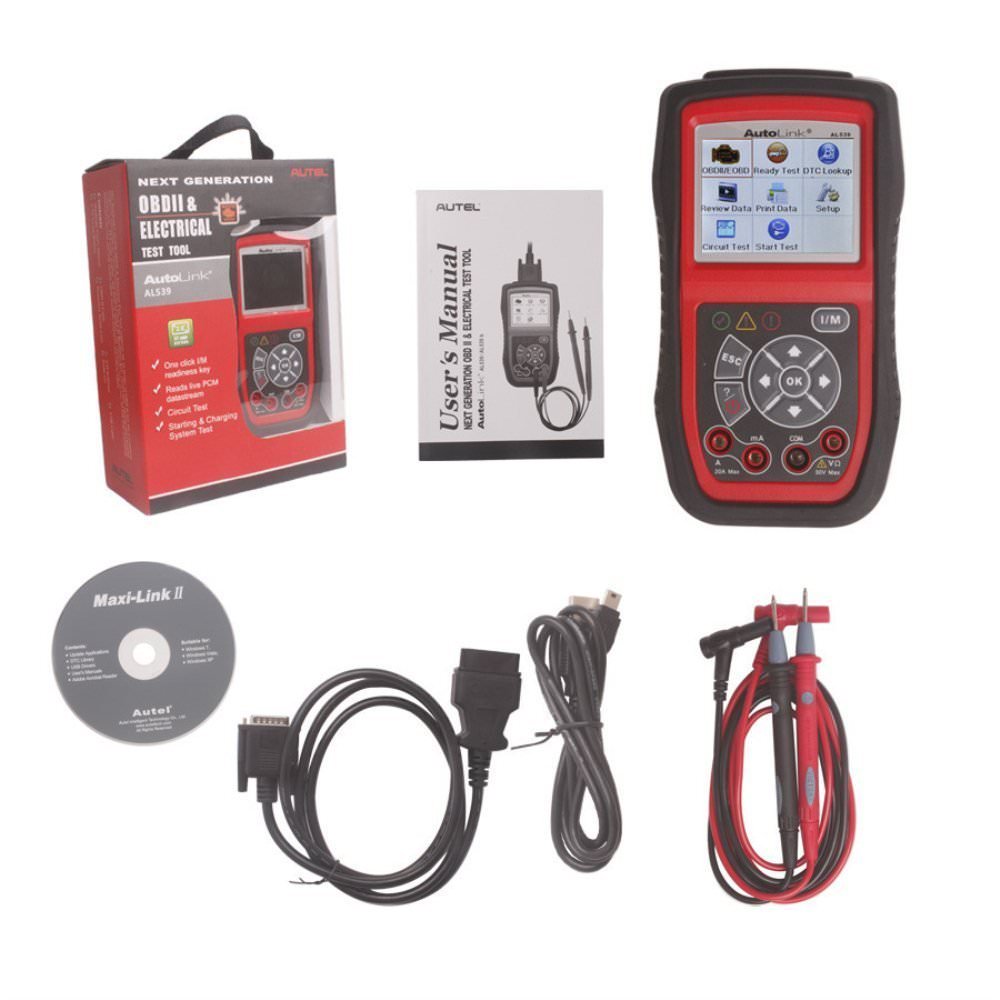 Autel AutoLink® AL539 Enhanced OBDII and Electrical Test Tool Additional Image 2