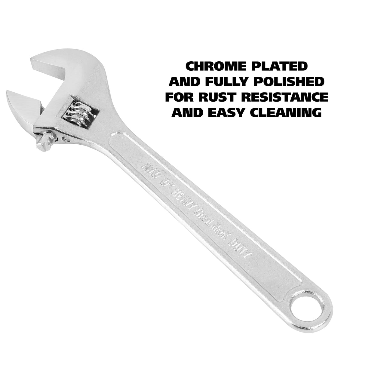 GreatNeck AW10C Adjustable Wrench (10 Inch) Additional Image 3
