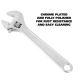 GreatNeck AW10C Adjustable Wrench (10 Inch) Additional Image 3