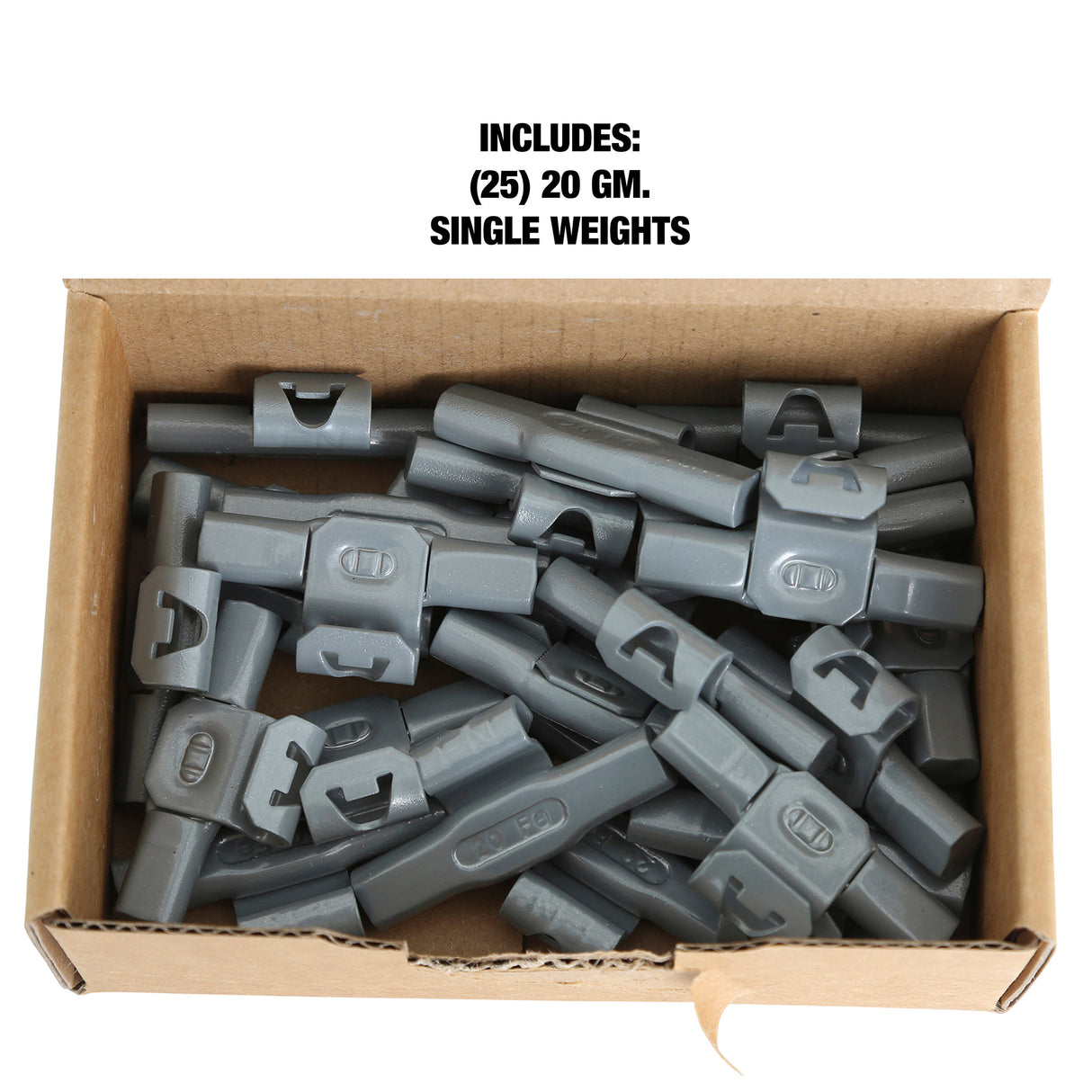 OEMTOOLS 23278 20 gm. EN Style Steel Wheel Weight - 1 Box of 25 Additional Image 4