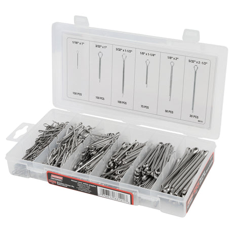 Hardware Machinery® 555 Piece Stainless Cotter Pin Assortment Additional Image 4