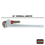 GreatNeck APW24 Aluminum Pipe Wrench (24 Inch) Additional Image 1