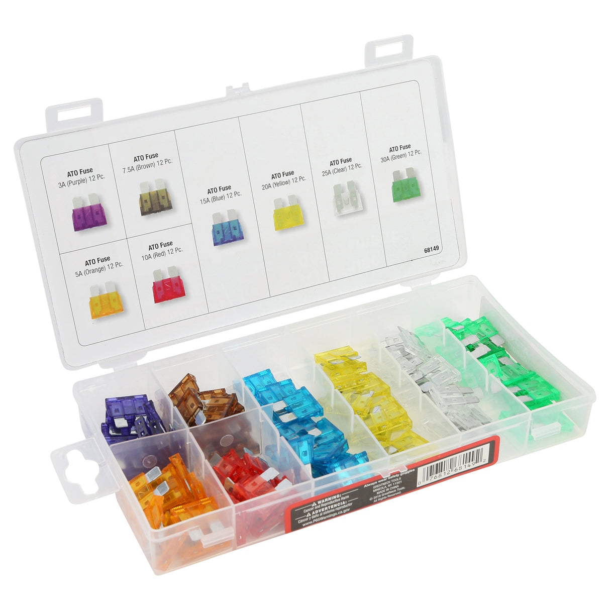 Hardware Machinery® 68149 96 Piece ATO Fuse Assortment Additional Image 3