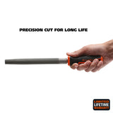 GreatNeck HHR8C Half Round File (8 Inch) Additional Image 4