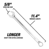 OEMTOOLS 22036 5/8 Inch SAE Combination Wrench Additional Image 2