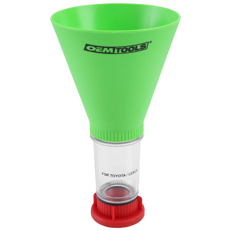 OEMTOOLS 87024 Direct Fit Oil Funnel for Toyota, Lexus, VW and Mercedes Main Image