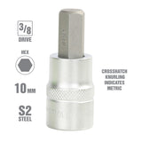 OEMTOOLS 22834 10 mm Hex Bit Socket (3/8 Inch Drive) Additional Image 1