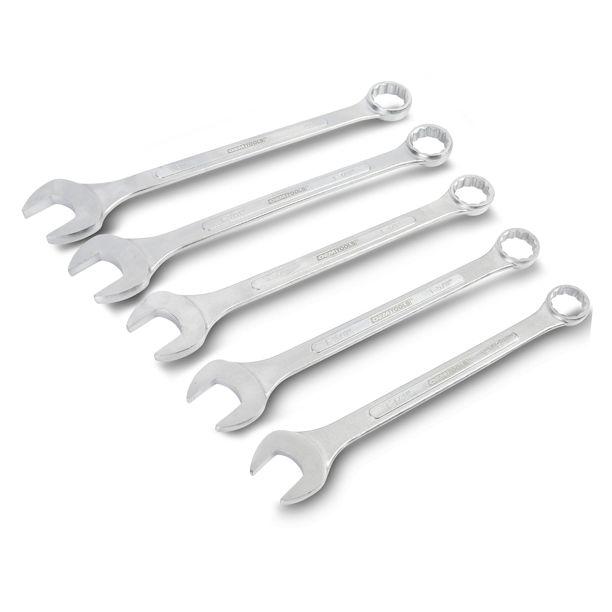 OEMTOOLS 22101 5 Piece SAE Jumbo Combination Wrench Set (1-1/2in. – 2in.) Main Image