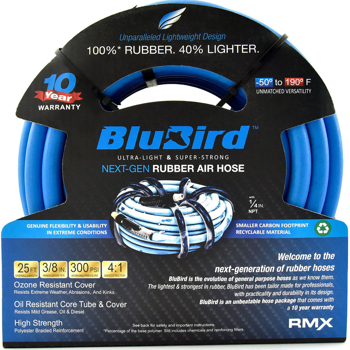 BluBird BB3825 3/8 in. x 25 ft. Air Hose Main Image
