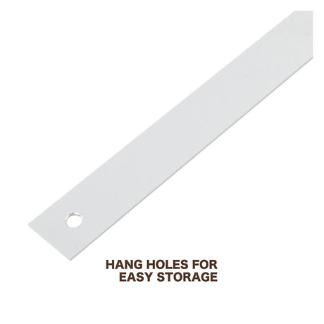 Mayes 10188 Straight Edge Aluminum Ruler (24 Inch x 1 Inch) Additional Image 3