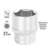 OEMTOOLS 22407 27 mm 1/2 Inch Drive Socket Additional Image 1