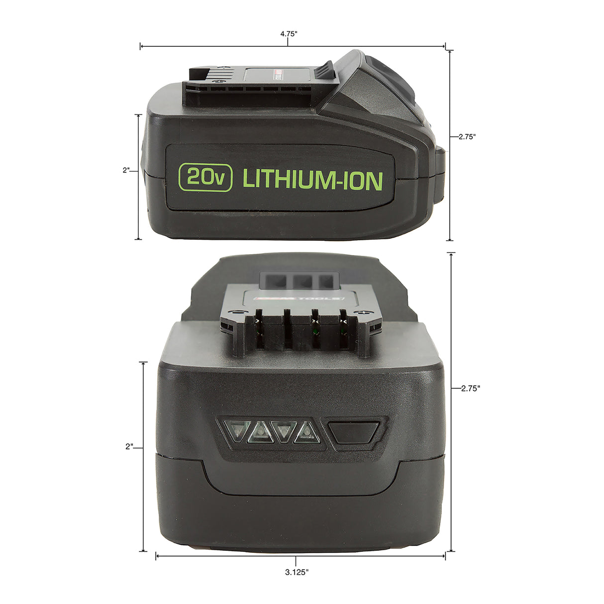OEMTOOLS 27314AM 4.0 Ah 20V Li-ion Battery Additional Image 2
