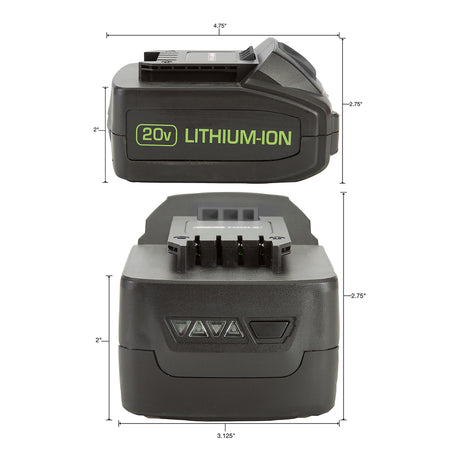 OEMTOOLS 27314AM 4.0 Ah 20V Li-ion Battery Additional Image 2