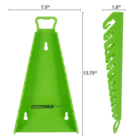 OEMTools 23106 Reverse Wrench Organizer with Handle - Green Additional Image 2