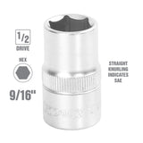 OEMTOOLS 22361 9/16 Inch 1/2 Inch Drive Socket Additional Image 1