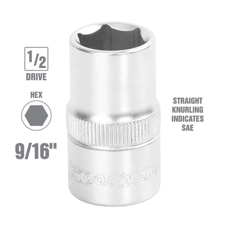 OEMTOOLS 22361 9/16 Inch 1/2 Inch Drive Socket Additional Image 1