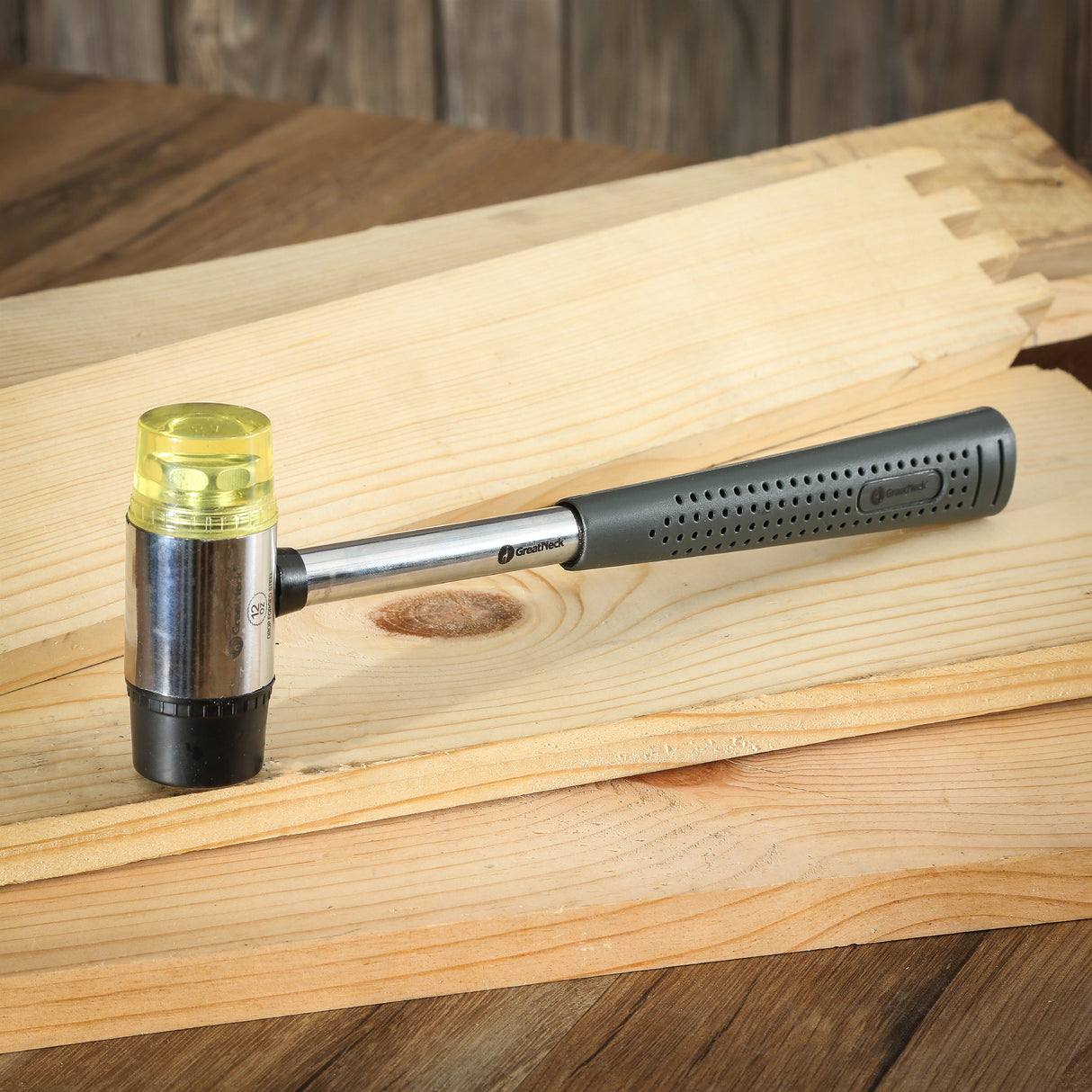 GreatNeck 55PM Steel Plastic/Rubber Mallet (12 Oz.) Additional Image 6